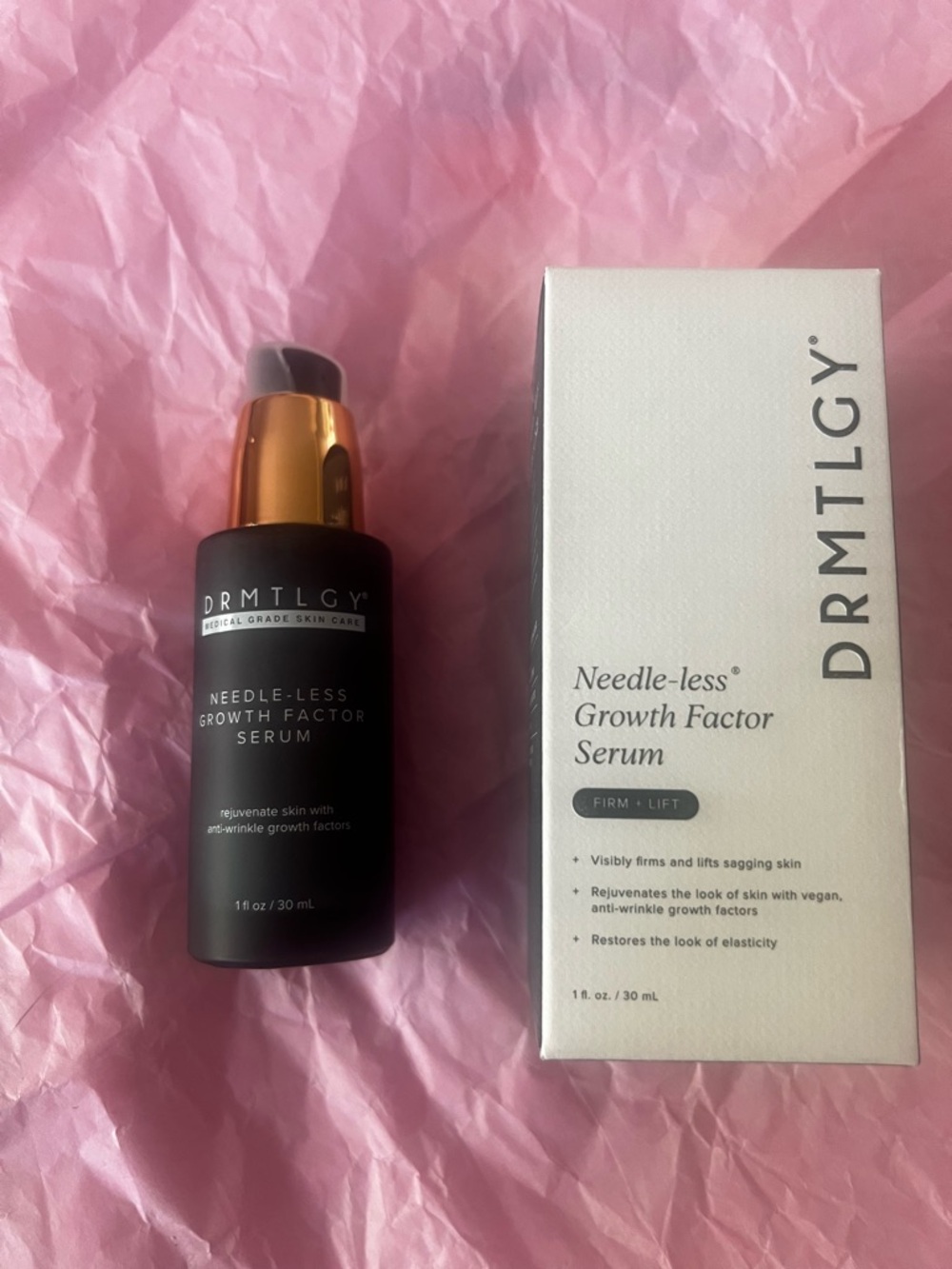 DRMTLGY needleless growth, factor serum